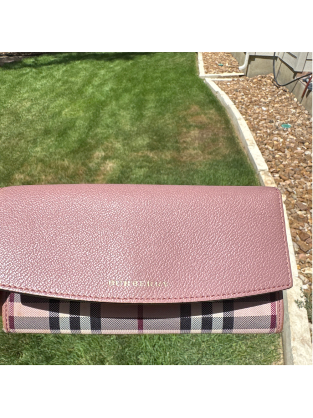 Burberry Pink long wallet with care and purchase cards - Picture 2 of 9